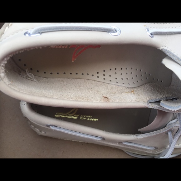 New cream leather sperrys - Picture 6 of 6
